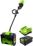 Greenworks 80V (75+ Compatible Tools) 12” Brushless Cordless Snow Shovel, 2.0Ah Battery and Charger Included