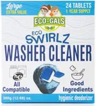 Eco-Gals Eco Swirlz Washing Machine Cleaner, 24 Count