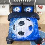 Andency 3D Soccer Comforter Full(79
