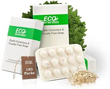 ECO Amenities Spa Paper Box Individually Wrapped 1.5 ounce Oatmeal Massage Soap, 180 Bars per Case by ECO Amenities