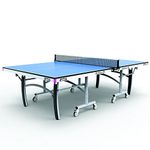 STAG WITH DEVICE Iconic Active Series Professional Table Tennis (T.T) Table|Full Size Premium Table with Quick Easy Setup|Ideal for Both Home & Club(1 Table Top Cover,2 TT Rackets,6 Balls,1 Clamp Net)