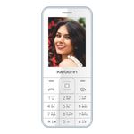 Karbonn KPhone1 | 6.1cm (2.4) Bright Screen | 1400mAh | BT Video Player & Video Recorder | Digital Camera | Dual SIM | FM Radio with Recording | Ice Blue