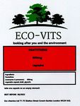 ECO-VITS PANTETHINE 120 CAPS (1000MG) Biodegradable Packaging. Sealed Pouch