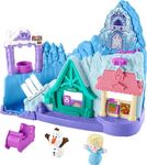 Fisher-Price Little People Toddler Toy Disney Frozen Arendelle Sledding Adventures Playset with Figures for Pretend Play Ages 18+ Months