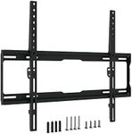 MAHARA Flat TV Wall Bracket - Wall Mount for TVs 37 – 80 Inches - TV Brackets with VESA Wall Mount Compatibility 100x100mm – 600x400mm - TV Wall Brackets Support Maximum 60kg - Black TV Bracket﻿