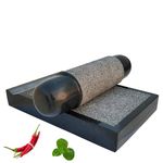 Neolithic Pure Granite Ammikallu -Traditional Hand Grinder|SIL Batta|11 Inch |Medium Size| 9.5 KG