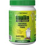 Pure Inulin Fiber Powder, Natural Prebiotic Fibre Supplement, Clear and Taste Free, Increases good bacteria, Chicory Root - 250 DOSES - 648 grams - by miNATURALS