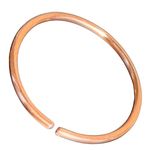 USTeckno Hand Forged 100% Pure Copper Bracelet. Made with Solid High Gauge Copper and Health benefits. Enhance your well-being in style (03_Plain_4mm)