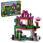 LEGO Minecraft The Training Grounds Toy Building Set 21183 Minecraft Toy for Kids, Boys and Girls Age 8+ Years Old, Building Kit with House, Cave, Trapdoor, and Ninja, Rogue and Bat Minecraft Figures