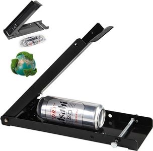Inout Can Crusher Countertop,Can Crushers for Recycling,Floor Foot Metal Can Smasher for 12Oz-18Oz Soda, Beer Cans, Canned Pet Food,No Wall Mounting Required