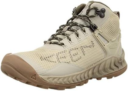 Keen Women's NXIS Evo Mid Waterproof Hiking Boot, Plaza Taupe Brindle, 8 US