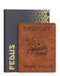 FEDUS Faux Leather Premium Passport Holder For Men&Women Passport Cover Case Wallet With Credit/Debit Card,Id Card,Ticket,Currency,Boarding Pass Slots,Rfid Protected Travel Document Organiser Brown