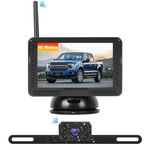 Podofo Wireless Backup Camera 4.3 Inch IPS HD Screen Rear View Monitor Kit for Truck Car Van Camper SUVs Pickups, IP69 Waterproof, Clear Night Vision, DIY Parking Guide Lines