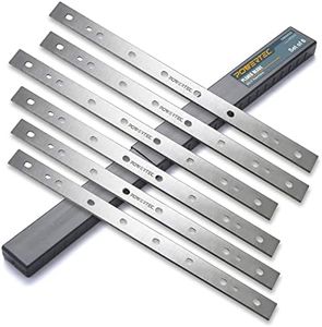 POWERTEC 13 Inch Planer Blades for DeWalt DW735, DW735X Planer, Replacement for DW7352 Planer Knives, Set of 6 (12800DD)