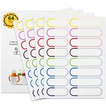 Waterproof Baby Bottle Labels for Daycare, 64 PCS School Name Labels Stickers for Kids Stuff, Self Laminating, Dishwasher Safe, Toddler Name Tags for Sippy Cup, Plastic Water Bottle, Daycare Supplies