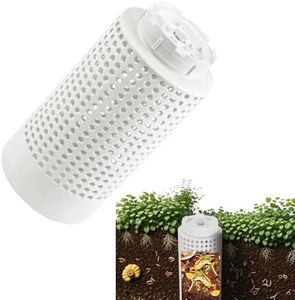 Lymizhuo Worm Farm Compost Bin Kit – Sustainable Inground Worm Composter for Outdoor Gardens, Raised Beds & Home Use | Eco-Friendly Composting System to Reduce Food Waste (11.8x6.3x4.3 Inch)