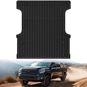 OEDRO Truck Bed Mat Fit for 2022 2023 2024 2025 Toyota Tundra CrewMax 5.5FT, TPE All Weather Protection Heavy Duty Pickup Bed Liner for 2025Toyota Tundra Accessories, Black