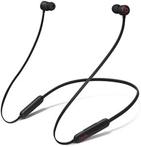 Beats Flex Wireless Earphones – Apple W1 Headphone Chip, Magnetic Earbuds, Class 1 Bluetooth, 12 Hours of Listening Time, Built-in Microphone - Beats Black