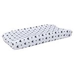 Disney Mickey Mouse Hello World Star/Icon Super Soft Changing Pad Cover, Navy