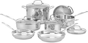 Cuisinart Chef's Classic 11-Piece Stainless Stee Pots and Pans Set (77-11G)