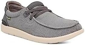 Sanuk Men's Shaka Lite 2 Mesh Loafer, Grey, 10.5