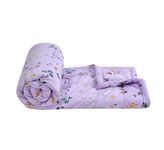 FRESH FROM LOOM Rotary Printed Micro Fiber Comforter | Dohar | Quit | Single Bed | Single Weaved | Washable | Hypoallergenic Skin Friendly (60x90 Inches | Pastel Purple)