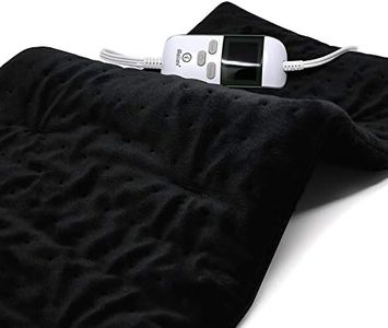 Heating Pad 24" x 12" for Back Pain and Cramps, Ultra Soft, 6 Electric Heat Settings by iReliev