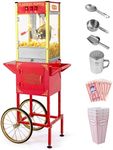 ROVSUN Popcorn Machine with Cart & 