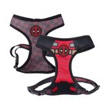 CERDÁ LIFE'S LITTLE MOMENTS - For Fan Pets | Deadpool S-M Dog Harness - Official Disney Marvel® Licensed