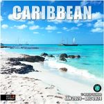 RED EMBER Caribbean 2024 Hangable Monthly Wall Calendar | 12" x 24" Open | Thick & Sturdy Paper | Giftable | Beautiful Scenic Vacation Nature Travel Photography | The Ultimate Caribbean Getaway