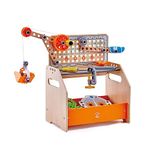 Hape E3028 Junior Inventor Discovery Scientific Workbench, Portable Wooden Workbench - 10 Experiments