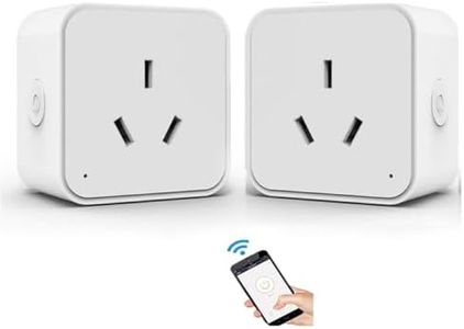 Smart Plug, Wi-Fi Enabled, Voice Control, 16A - 2 Pack, Alexa, Google Home Compatible, Energy Monitoring, Timer Function, App Remote Control, No Hub Required, Family Sharing, WiFi Power Plugs