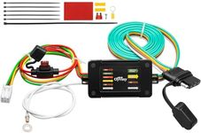 Oyviny Vehicle-Side Custom 4 Way Flat Trailer Wiring Harness Fits for Honda CR-V 2017-2021 Plug-in 3-2 Wire Trailer Tail Light Wiring Converter Assembly with Circuit Protected