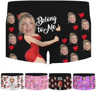 dobiju Custom Boxers for Men, Personalized Face Photo Underwear, Funny Gift