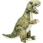 Prextex Adorable Soft 38 cm T-REX Dinosaur Plush - Cuddly Soft Toy for Kids, Cute Squish Dinosaur, Perfect for Boys and Girls - Great Addition to Jurassic World Toys Collection and Stocking Fillers!