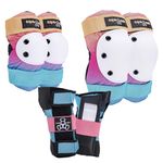 Triple Eight Saver Series 3-Pack Pad Set– Ideal for Skateboarding, in-line Skating, Roller Skating, and Biking