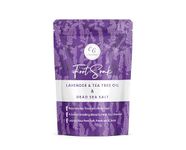 CalmGenix Foot Soak with Lavender Essential Oil & Dead Sea Salt | Helps Treat Nail Fungus & Athletes Foot, Foot Spa Bath | Foot Moisturiser & Deodorizer Feet Soak | Foot Spa Soak for Hard Skin