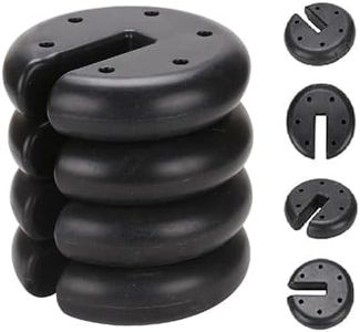 Youyijia Gazebo Weight Parasol Stand Bases Set of 4 Heavy Duty Garden Anchor Gazebo Leg for Canopy Shelters Marquees Tents Pagodas Total 9kg