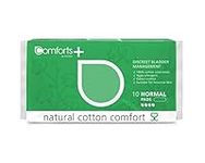 Cottons Comforts Premium Incontinence Pads for Women, 380 ml Capacity, 100% Natural Cotton (Regular, Pack of 1)