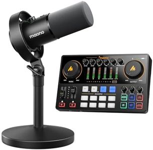 MAONO Podcast Equipment Bundle-XLR USB Podcast Recording Mic kit(PD300XT+E2 Gen2)