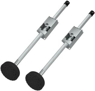 Ladder Leveler Non-Slip Rubber Leg Stabilizer, Adjustable Ladder Leg Level, Maximum Load Capacity 550 lbs, Fits Indoor and Outdoor Stairs and All Surfaces, Fittings 1 Pair (20 Inch)