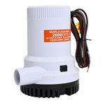 Seaflo 2000 GPH 12V Boat Marine Plumbing Electric Bilge Pumps (Multicolour)