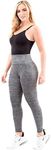 LT.ROSE 21838 High Waisted Butt Lifter Leggings for Women | Pantalones Deportivos Levanta Cola Gray M