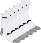 PUMA Men's 6 Pack Crew running sock