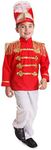 Dress Up America Drum Major Costume for Kids - Red Marching Band Uniform for Boys