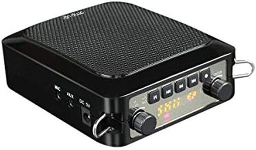 HamiltonBuhl Amp-Up! Personal UHF Voice Amplifier with Wireless Microphone, Black