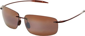 Maui Jim Unisex Breakwall Sunglasses, Hcl Breakwall Rootbeer, One Size