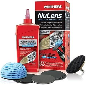 Mothers 07251 NuLens Headlight Renewal Kit, 8 fl. oz.