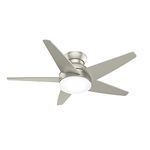 Casablanca Fan Company 51742 Isotope Ceiling Fan, 44, Matte Nickel