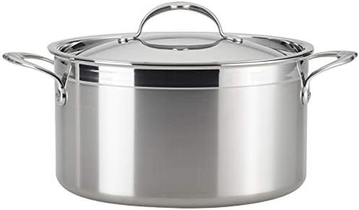 Hestan - ProBond Collection - Professional Clad Stainless Steel Stock Pot, Induction Cooktop Compatible (7.6L/8qt)